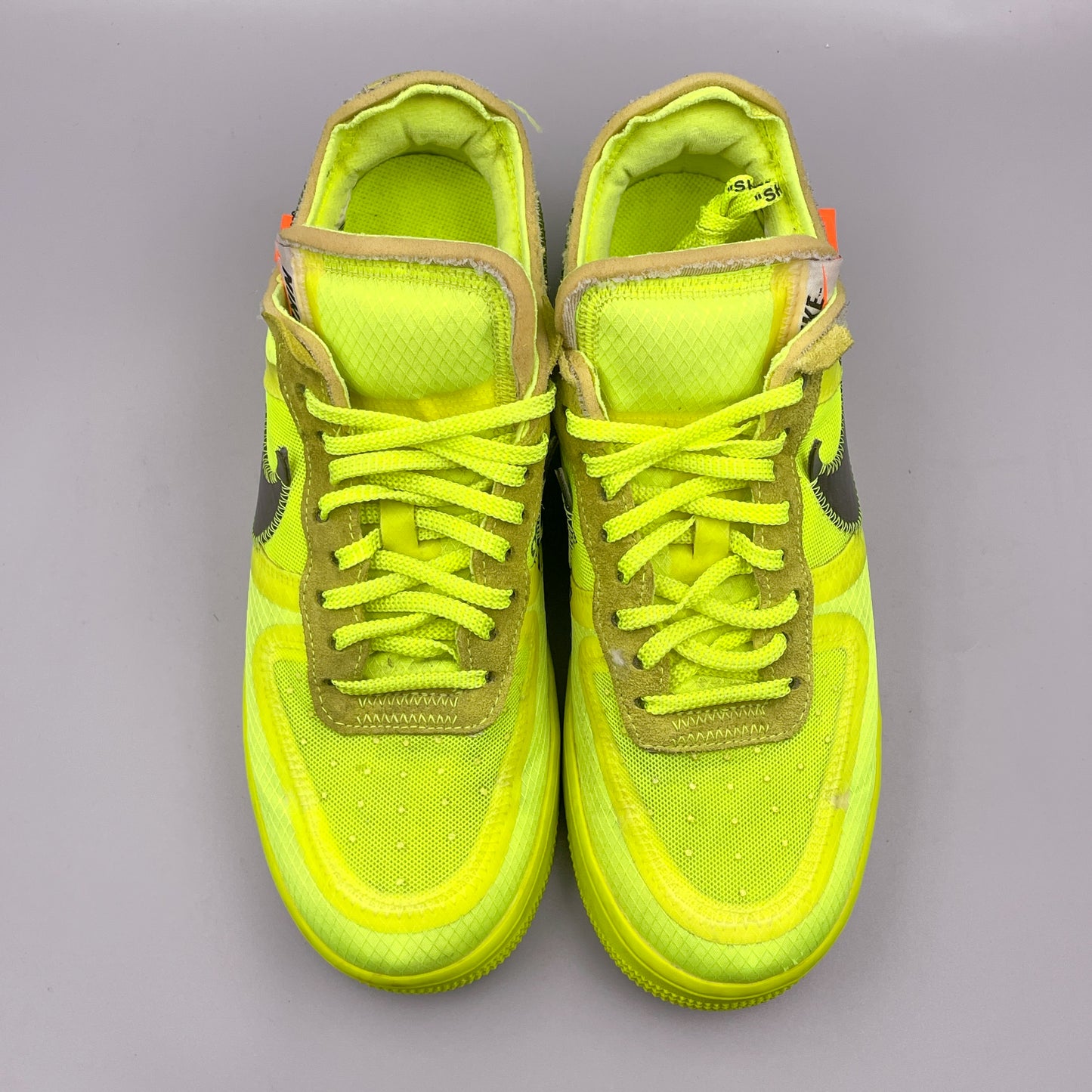 Nike Air Force 1 Low Off-White Volt Size 7.5