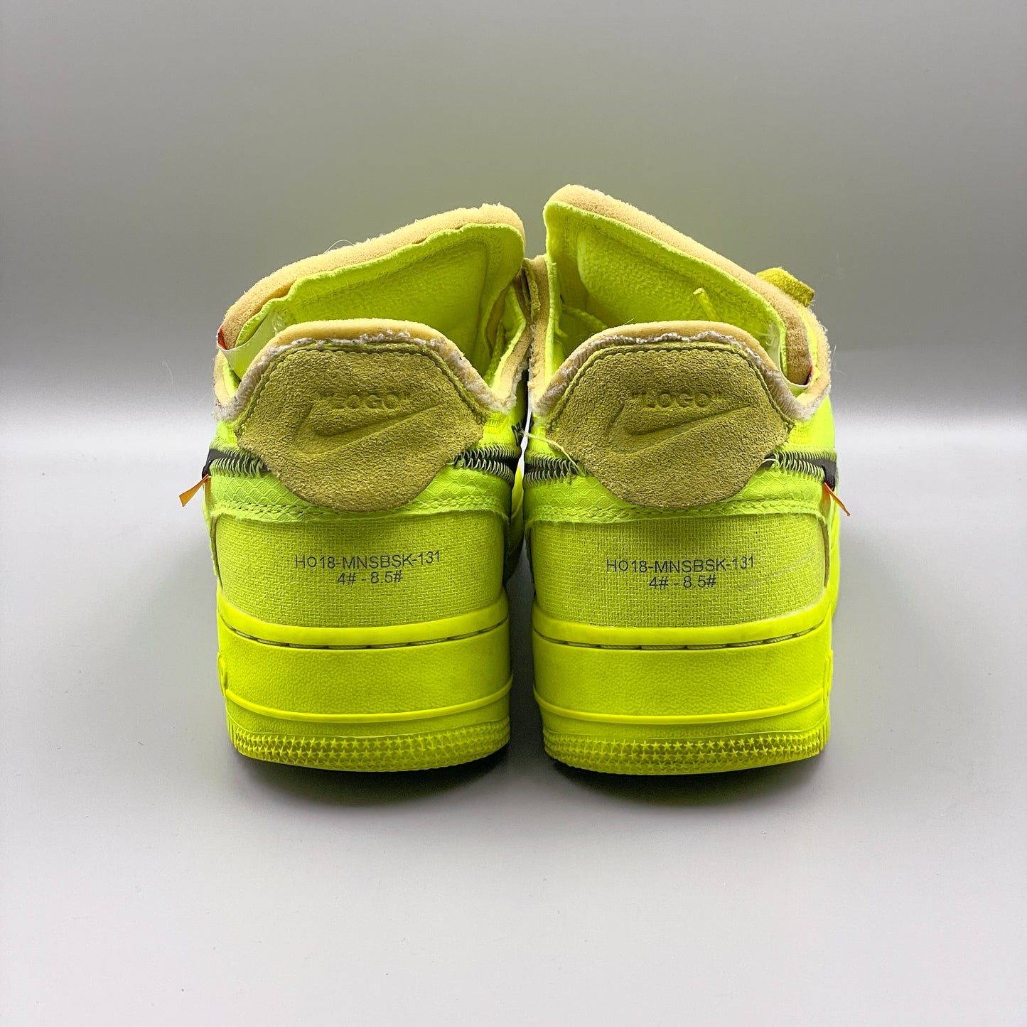 Nike Air Force 1 Low Off-White Volt Size 7.5